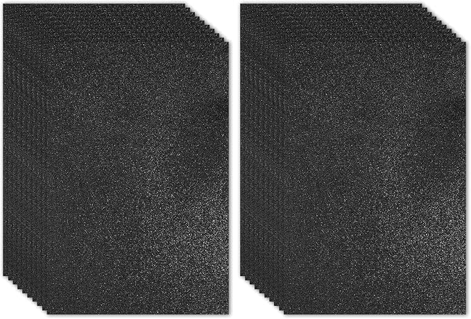 PATIKIL 20 Sheets 2mm Glitter Foam Sheet