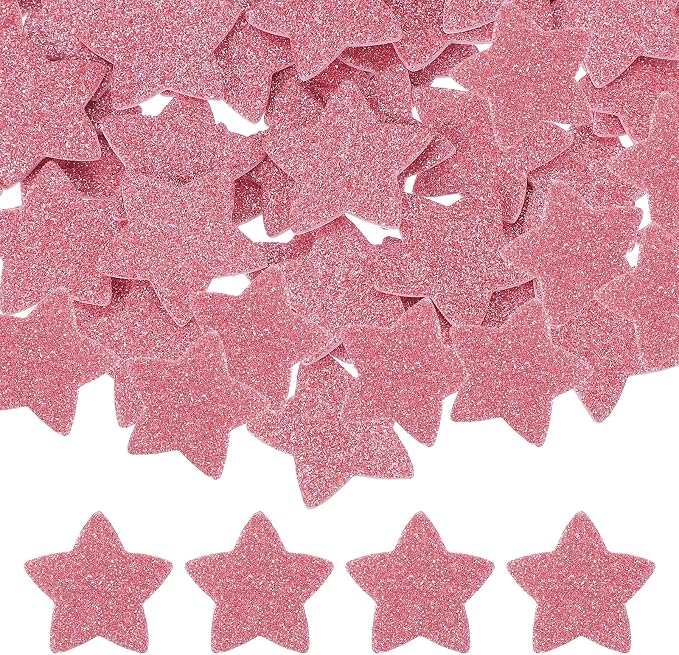 PATIKIL 1.4"x1.4" Star Foam Stickers