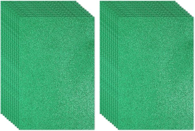 PATIKIL 20 Sheets 2mm Glitter Foam Sheet