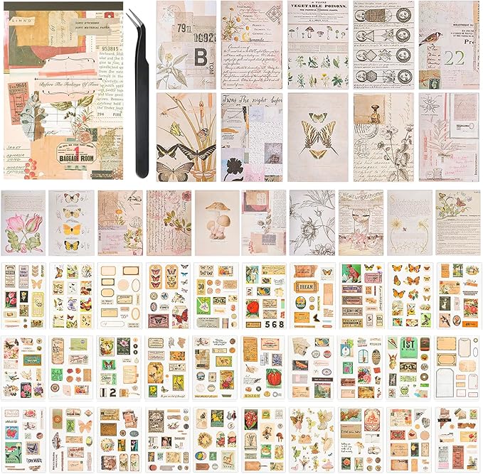 Vintage Journal Stickers