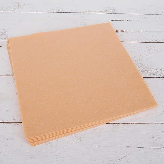 Threadart Peach Premium Felt Sheets