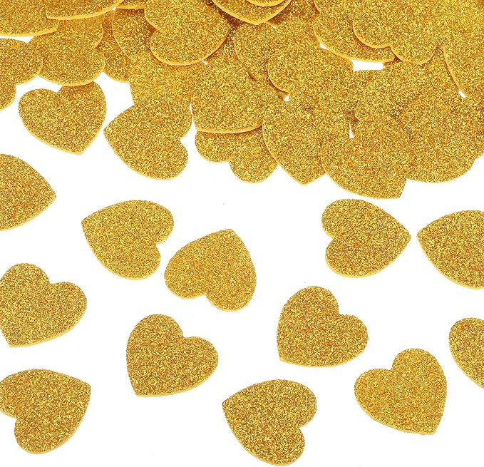 MECCANIXITY 60Pcs Glitter Foam Stickers 1 Inch Self-Adhesive Sparkly