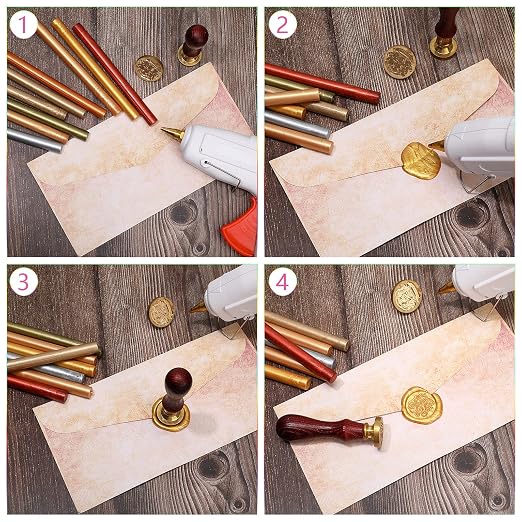 Nuanchu 26 Pieces Glue Gun Sealing Wax Sticks