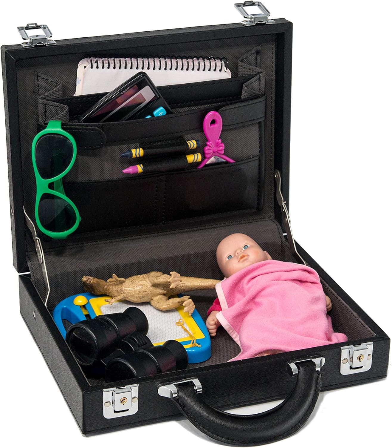 Childs dress up Briefcase, Kids pretend play suitcase, toy