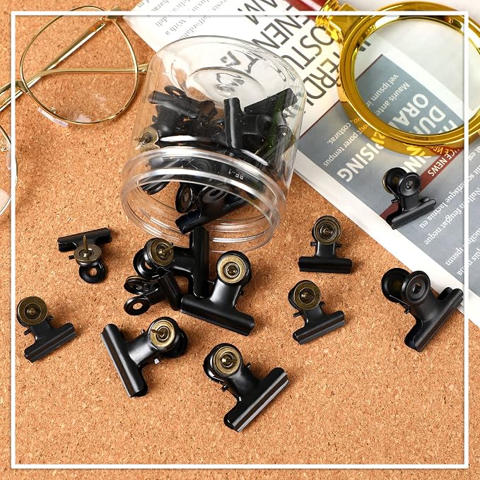SANNIX 20 Pcs Metal Push Pin Clips