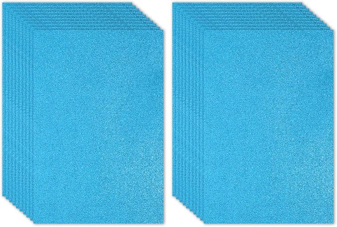 PATIKIL 20 Sheets 2mm Glitter Foam Sheet
