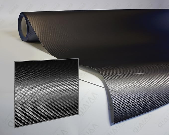 VViViD Craft 3D Carbon Fibre Textured Vinyl Sheet 1ft x 5ft