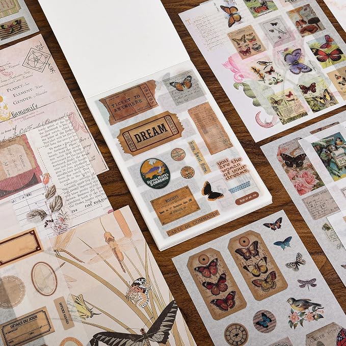 Vintage Journal Stickers