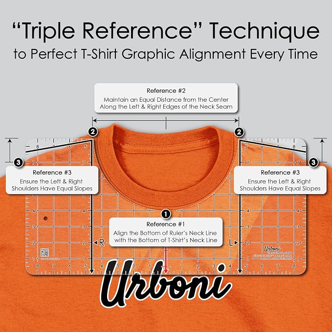 Tshirt Ruler Guide Vinyl Alignment