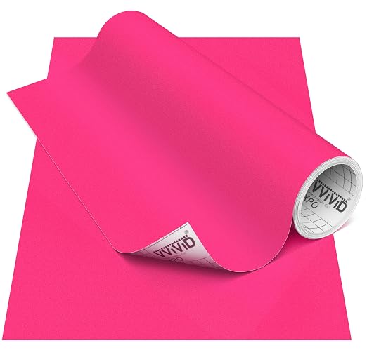 VViViD DECO65 Suede Pink Permanent Adhesive Craft Vinyl