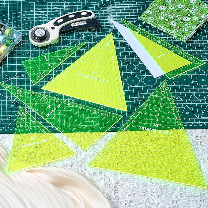 Kigley 3 Set Tall Triangle Rulers