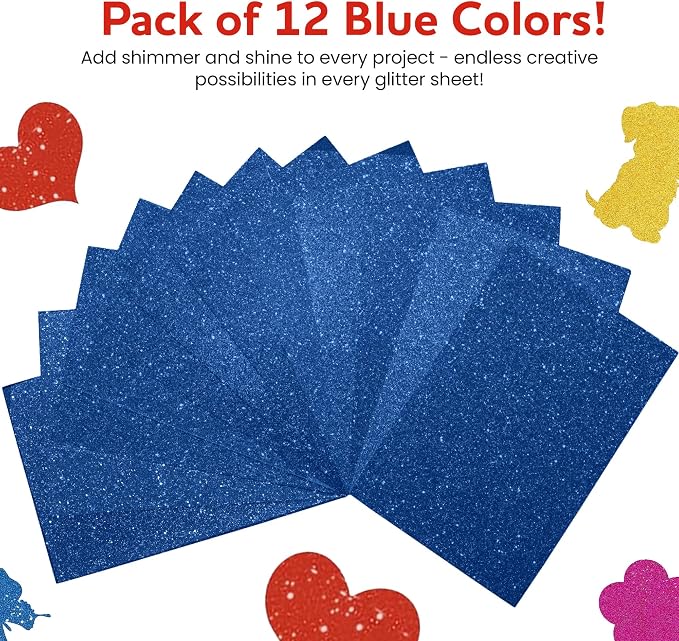 Self-Adhesive Glitter EVA Foam Sheets