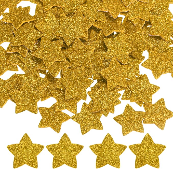 PATIKIL 1"x1" Star Foam Stickers
