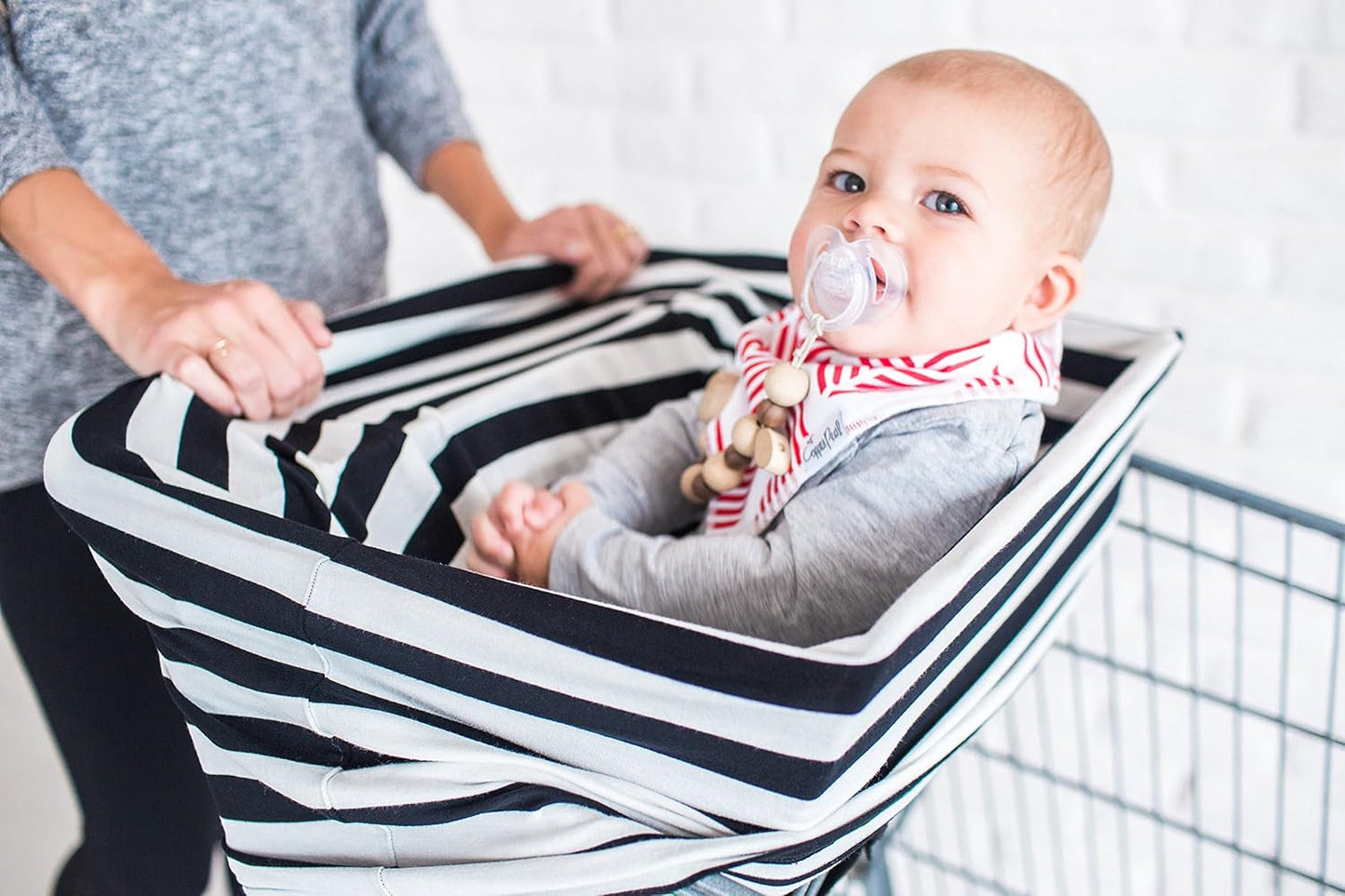 Copper Pearl Multi-Use Cover: Car Seat Covers, Nursing Cover, and Stroller Cover for Sun - Stretchy Fabric, All-Season Use, Stylish Designs, Easy Access for Moms - Classic