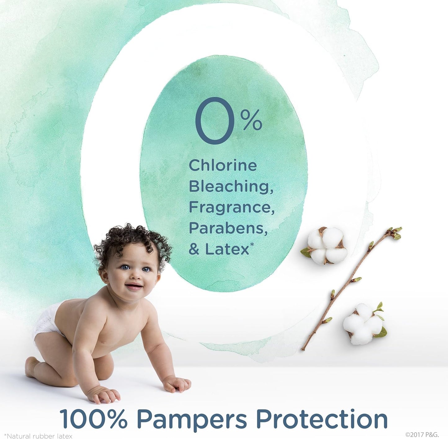 Pampers Pure Protection Disposable Baby Diapers, Hypoallergenic and Unscented, 68 Count, For Newborns up to 10 Pounds