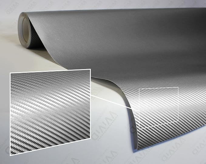VViViD Craft 3D Carbon Fibre Textured Vinyl Sheet 1ft x 5ft