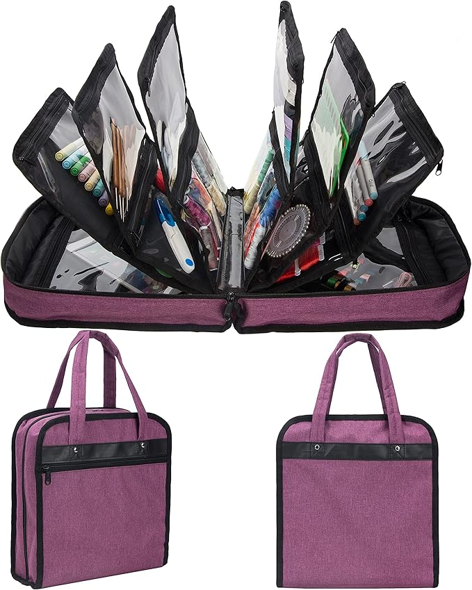 PACMAXI Sewing Accessories Storage Bag, Craft Tools | Roomy carry bag