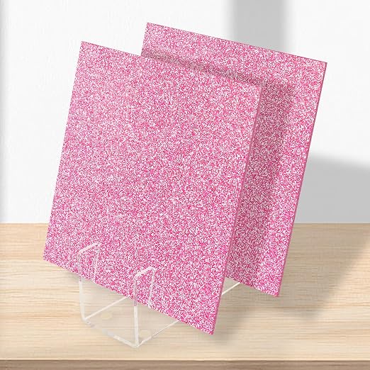 2 PCS 8 x 8 inch Glitter Colored Plexiglass Acrylic Sheets