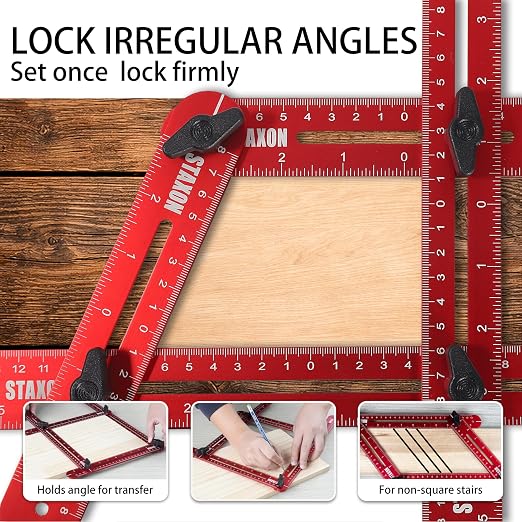 Stair Tread Template Tool – Stair Tread Gauge, Hidden Screw Slide Rail Stair