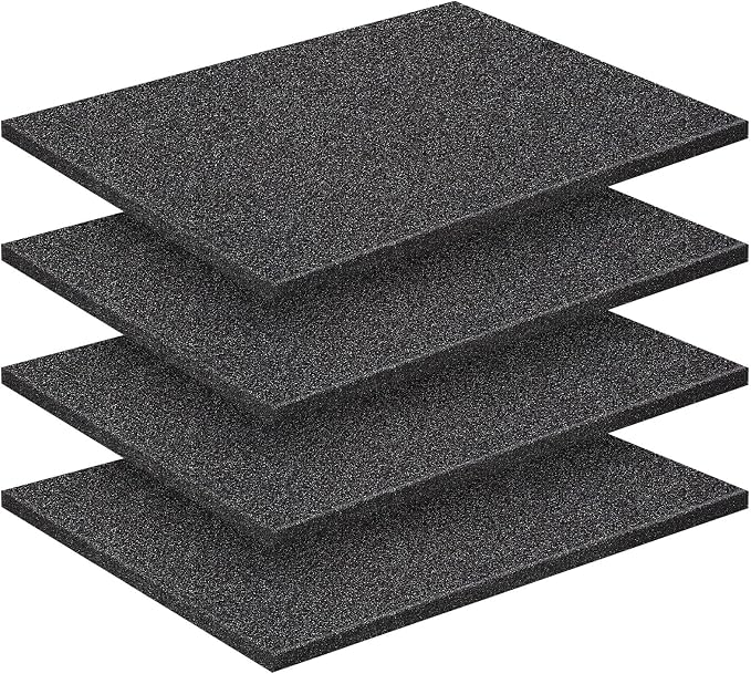 Amylove 16 x 12 x 0.5 Polyurethane Foam Sheet Foam Pad