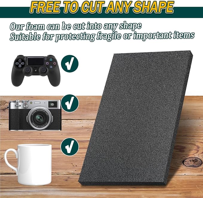 Polyethylene Foam Pads for Packing Foam Sheets Black Cuttable High Density