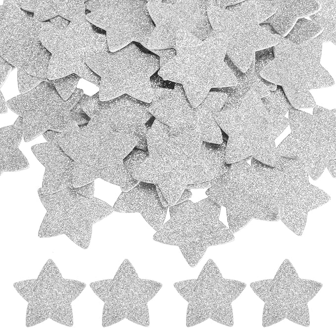 PATIKIL 1.4"x1.4" Star Foam Stickers