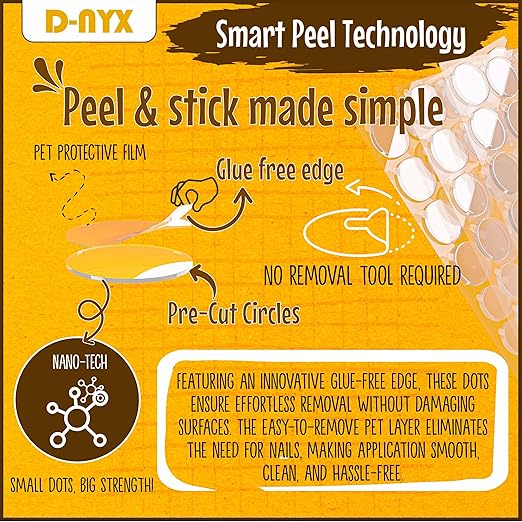 Double Sided Tape Sticky Dot Stickers 280, 550 or 700 Pack Removable Putty No