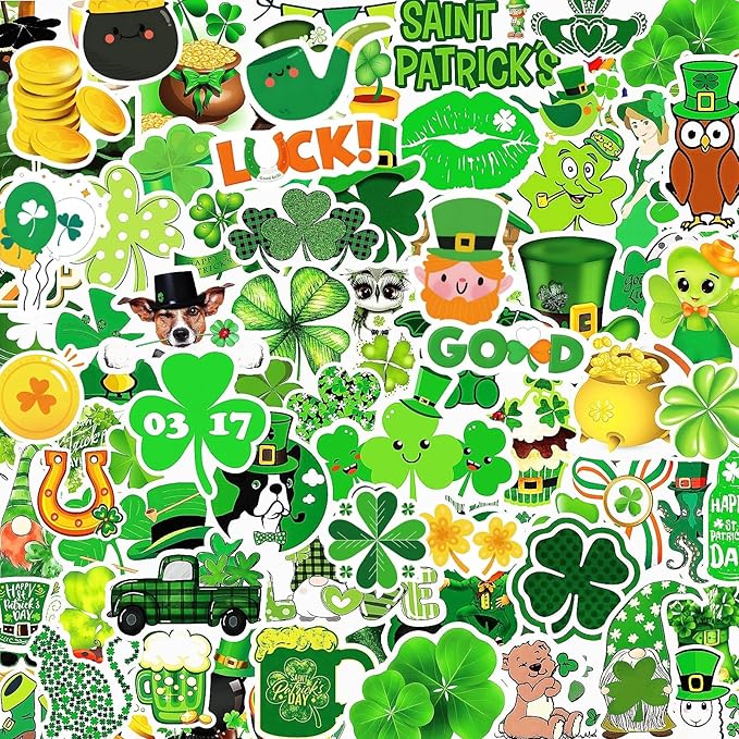 300PCS St Patricks Day Stickers