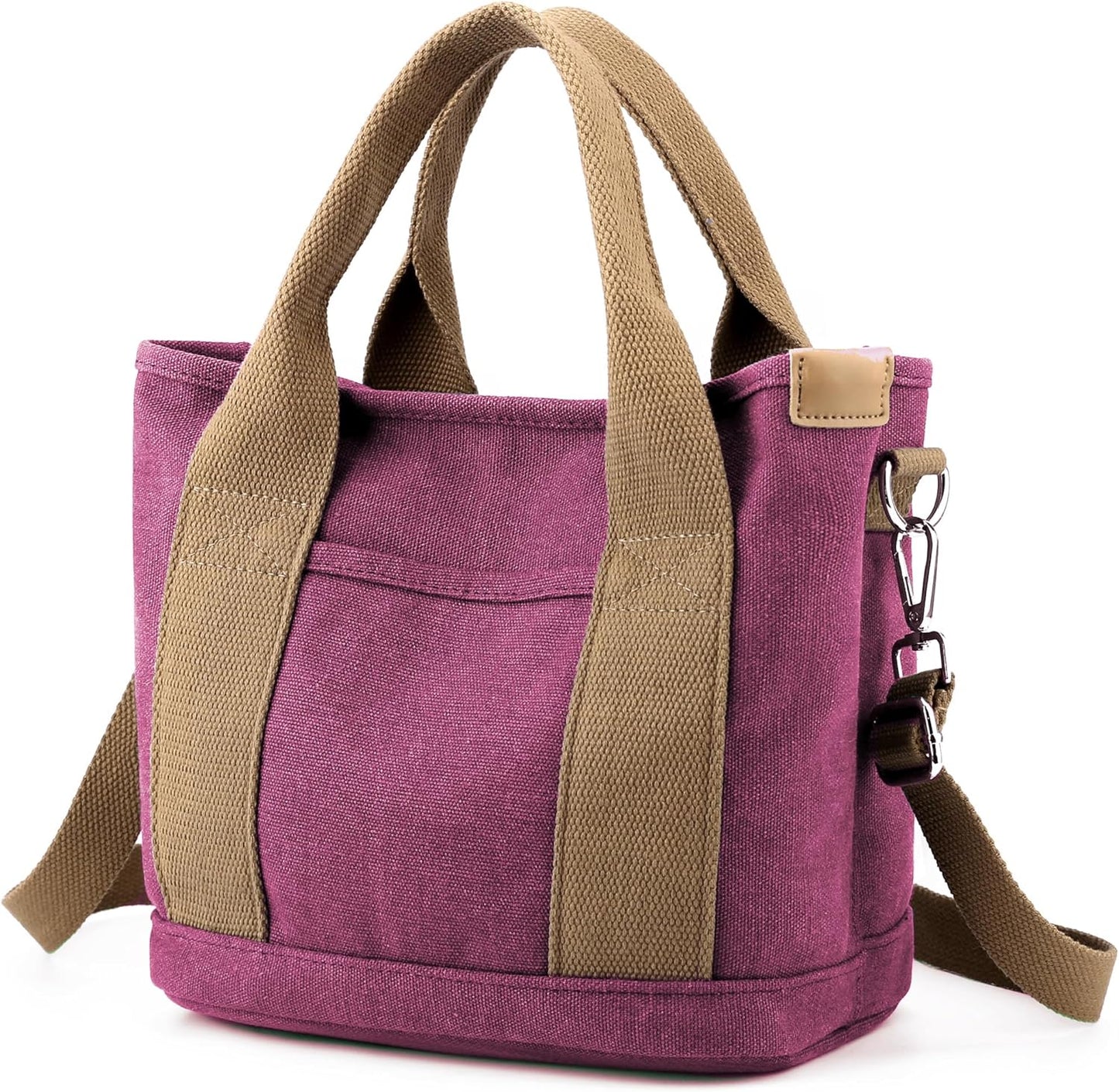 Small Tote Bag with Zipper Tote Bag for Women Canvas Crossbody Bag Shoulder Bag Satchel Hobo Bag Messenger Bag 2025
