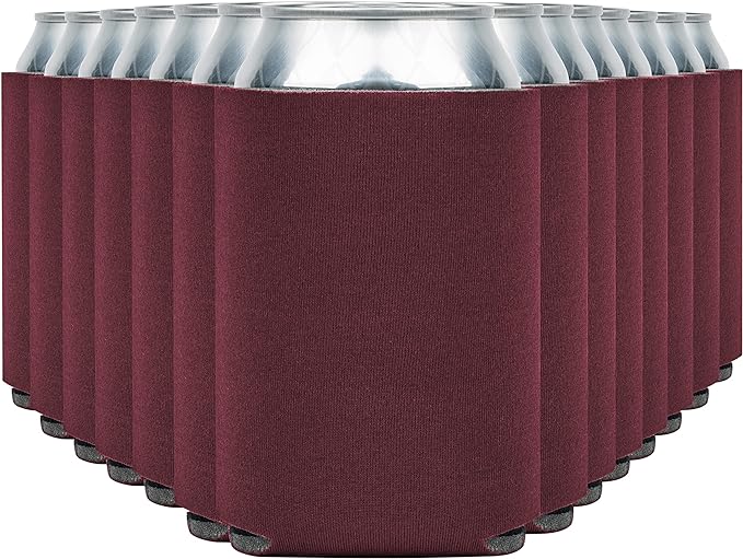 Blank Beer Can Coolers Sleeves Soft Insulated Beer Can Coolies