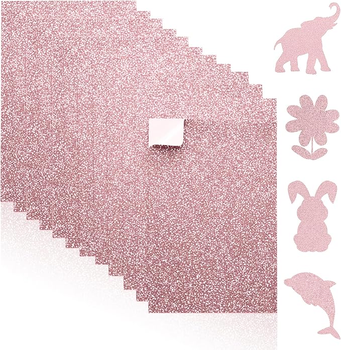 Self-Adhesive Glitter EVA Foam Sheets