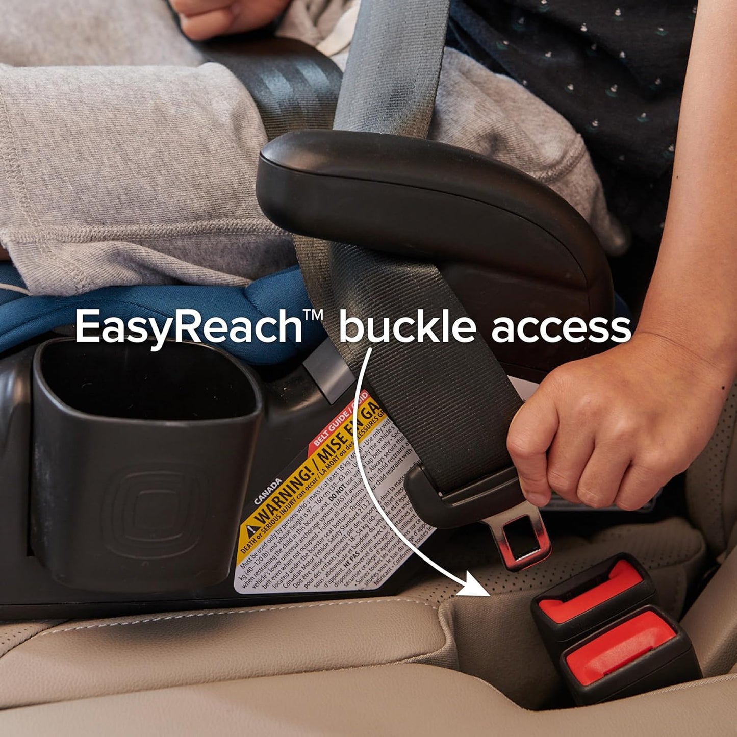 Diono Connect3 R Backless Booster Pack of 2, Slim Fit 3-Across in Many Mid-Sized Sedans and SUVs, for Children from 40-120 lbs., Lightweight with Cupholder, Blue Razz Ice