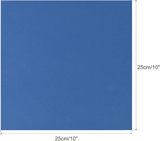 uxcell Blue EVA Foam Sheets 10 x 10 Inch 5mm Thickness