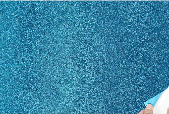 Allgala X-Large Self-Adhesive Glitter EVA Foam Sheets 12 Pack 12x16 inch Paper