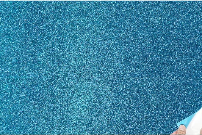 Allgala Jumbo Self-Adhesive Glitter EVA Foam Sheets 10 Pack 16x24 inch Paper