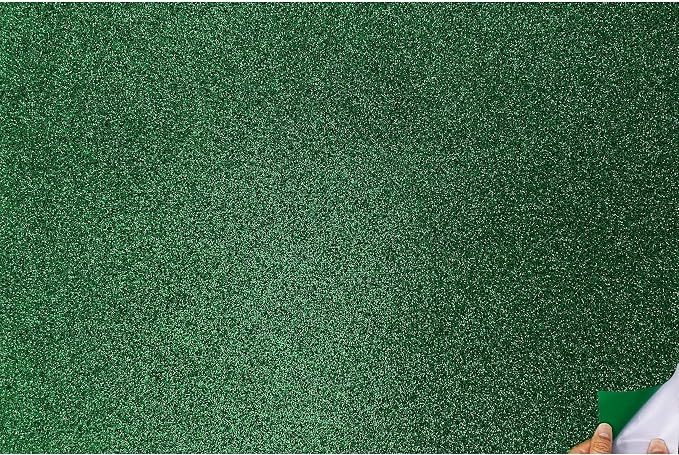 Allgala Jumbo Self-Adhesive Glitter EVA Foam Sheets 10 Pack 16x24 inch Paper