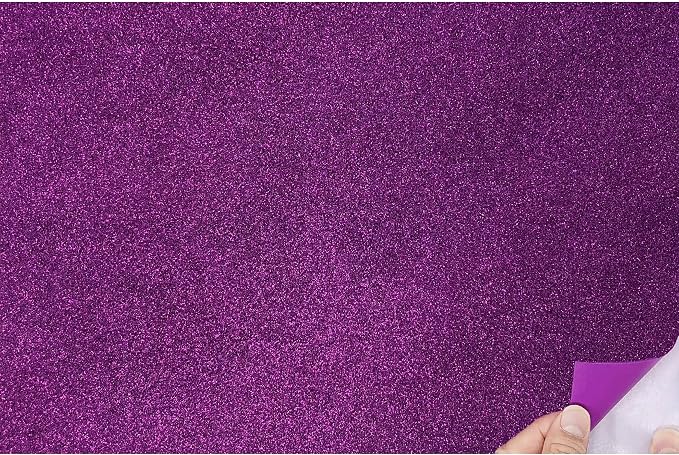 allgala Self-Adhesive Glitter EVA Foam Paper Sheets Perfect