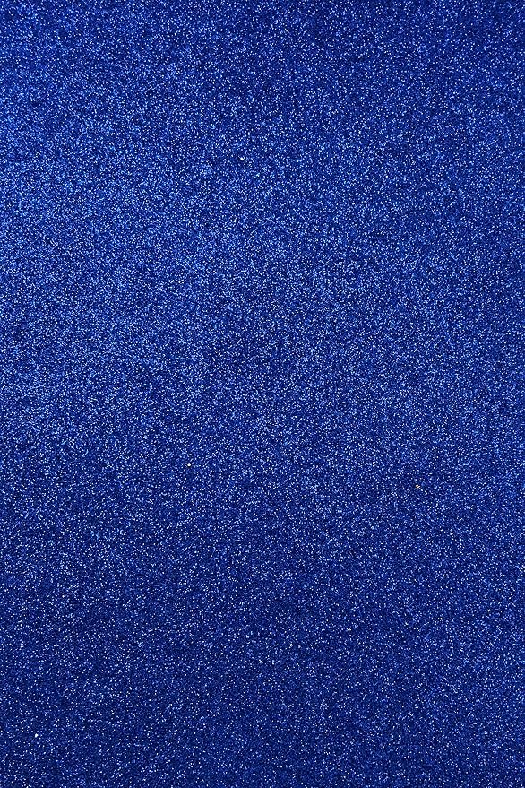 Allgala 12 Pack Glitter EVA Foam Sheet Paper 8 x 12inch Sheets-Royal Blue