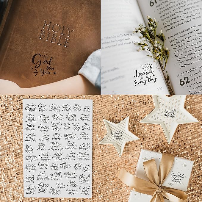 1000 PCS Bible Verse Stickers