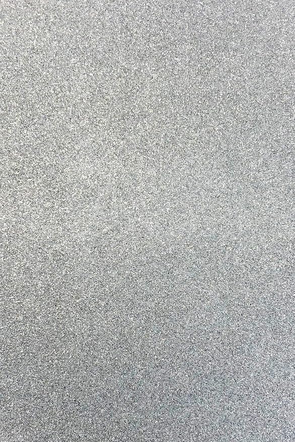 Allgala 12 Pack Glitter EVA Foam Paper 8 x 12inch Sheets-Silver-Perfect