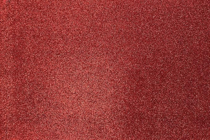 Allgala X-Large Glitter EVA Foam Sheets 12 Pack 12x16 inch Paper Sheets- Red