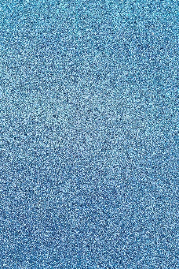 Allgala 12 Pack Glitter EVA Foam Paper 8 x 12inch Sheets-Light Blue-Perfect